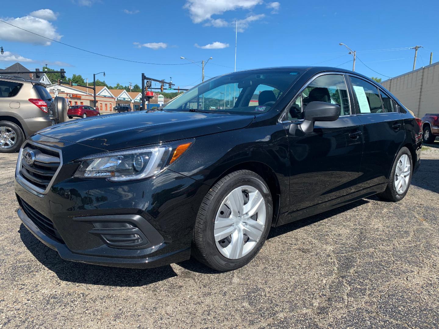 2019 Crystal Black Silica /Black Subaru Legacy 2.5i (4S3BNAB67K3) with an 2.5L H4 SOHC 16V engine, CVT transmission, located at 821 Market Street, Meadville, PA, 16335, (814) 724-2500, 41.641064, -80.152435 - EXTREMELY clean, CARFAX 1-owner vehicle!! Power windows & locks, keyless entry, Subaru STARLINK Multimedia system with XM/AUX/USB, front/rear floor mats, fold down rear seats, rear backup camera, EyeSight Driver Assist Technology(adaptive cruise), Lane Departure Warning, stability control, Forward C - Photo#2