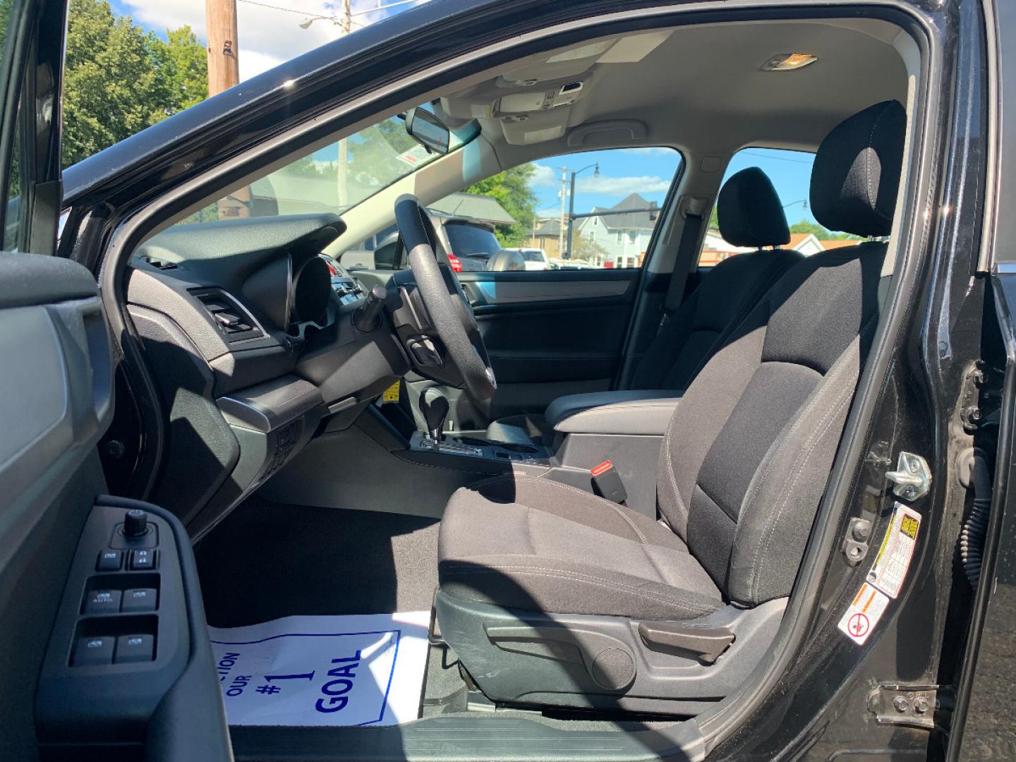 2019 Crystal Black Silica /Black Subaru Legacy 2.5i (4S3BNAB67K3) with an 2.5L H4 SOHC 16V engine, CVT transmission, located at 821 Market Street, Meadville, PA, 16335, (814) 724-2500, 41.641064, -80.152435 - EXTREMELY clean, CARFAX 1-owner vehicle!! Power windows & locks, keyless entry, Subaru STARLINK Multimedia system with XM/AUX/USB, front/rear floor mats, fold down rear seats, rear backup camera, EyeSight Driver Assist Technology(adaptive cruise), Lane Departure Warning, stability control, Forward C - Photo#7